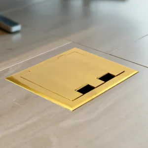 Metal Floor Box- Brass Floor Box