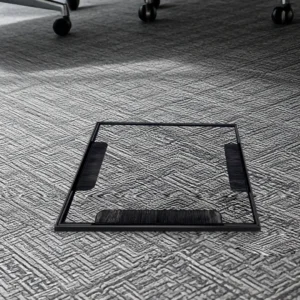 Metal Floor Box- Edge (Carpet or Tile Insert)