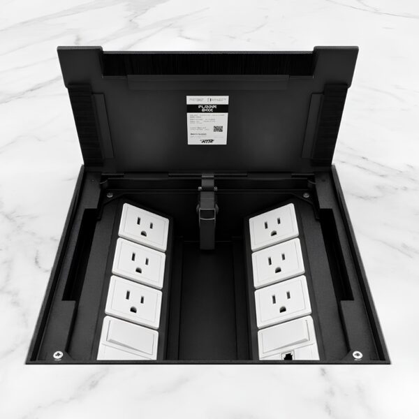 Metal Floor Box- Edge (Carpet or Tile Insert)